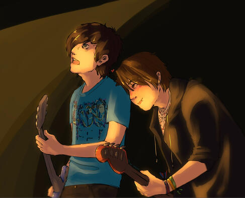 “i wish you were my bass, not just my friend”